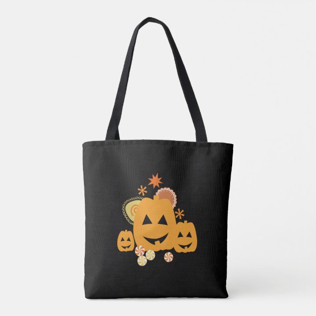 Bolsa Tote Festa de Halloween (Verso)