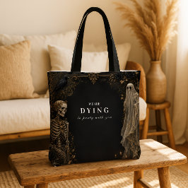 Bolsa Tote Festa de Halloween Clássica Elegante