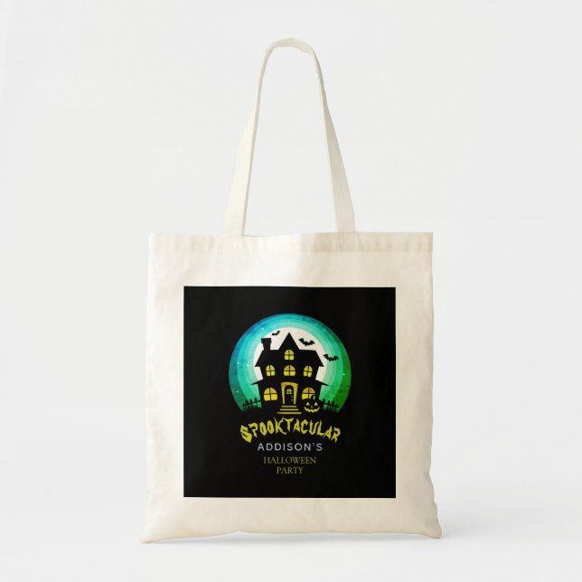 Bolsa Tote Festa de Halloween Spooktacular Spookular House (Frente)