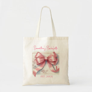 Bolsa Tote Festa de solteira de Cherry de Arco rosa coquette