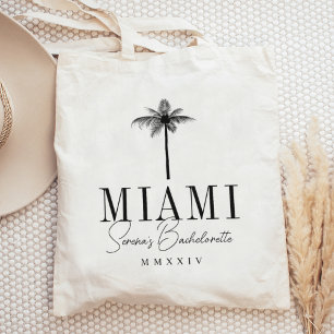 Bolsa Tote Festa de solteira Personalizada da Árvore Palm Mod