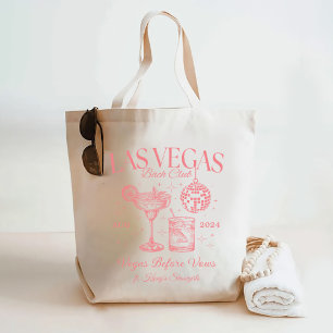 Bolsa Tote Festa de Solteira Personalizada em Las Vegas