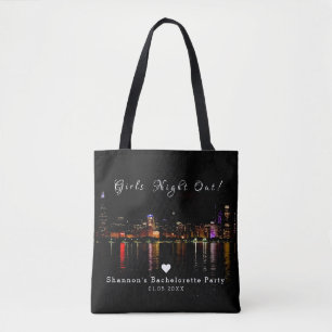 Bolsa Tote Festa de solteira Skyline Personalizada em Chicago
