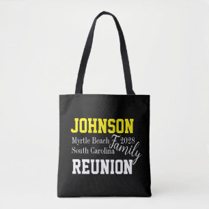 Bolsa Tote Festa de Tipografia Moderna da Reunião Familiar