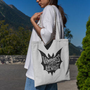 Bolsa Tote Festa de Vampiros durante toda a noite