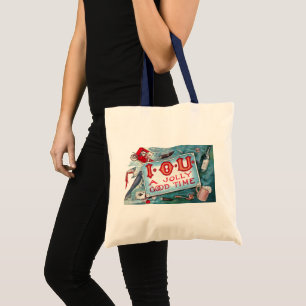 Bolsa Tote Festa de Vícios Antigos, Jogos de Azar, Bebendo, F