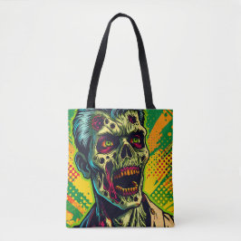 Bolsa Tote Festa de Zombie Halloween Spooky