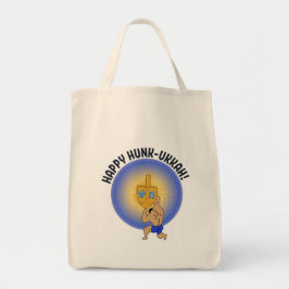 Bolsa Tote Festa do Hanukkah Macho Divertido