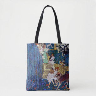 Bolsa Tote Festa do Jardim com Cães e Gatos, Jessie Willcox 