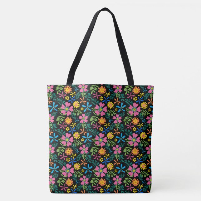 Bolsa Tote Festa floral (Frente)