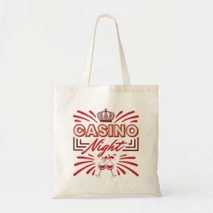 Bolsa Tote Festa Noturna do Casino Jogando Lover