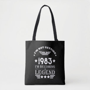 Bolsa Tote Festa personalizada de aniversário de 40 anos de q