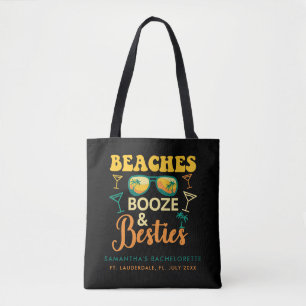 Bolsa Tote Festas de Despedida de Solteira Praias Bebidas Lem