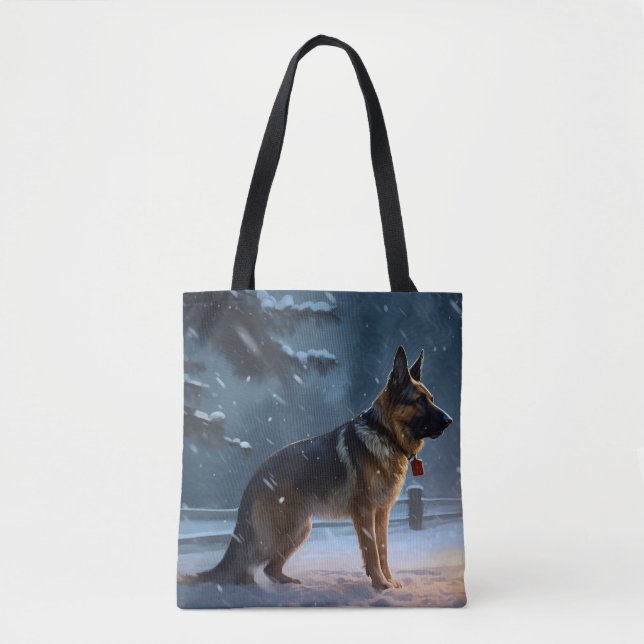 Bolsa Tote FESTIE german shepherd Natal (Frente)