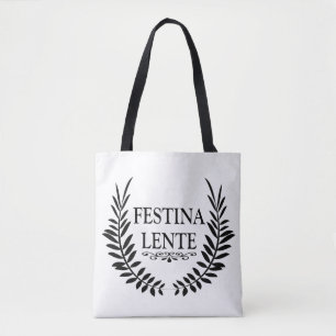 Bolsa Tote Festina lente