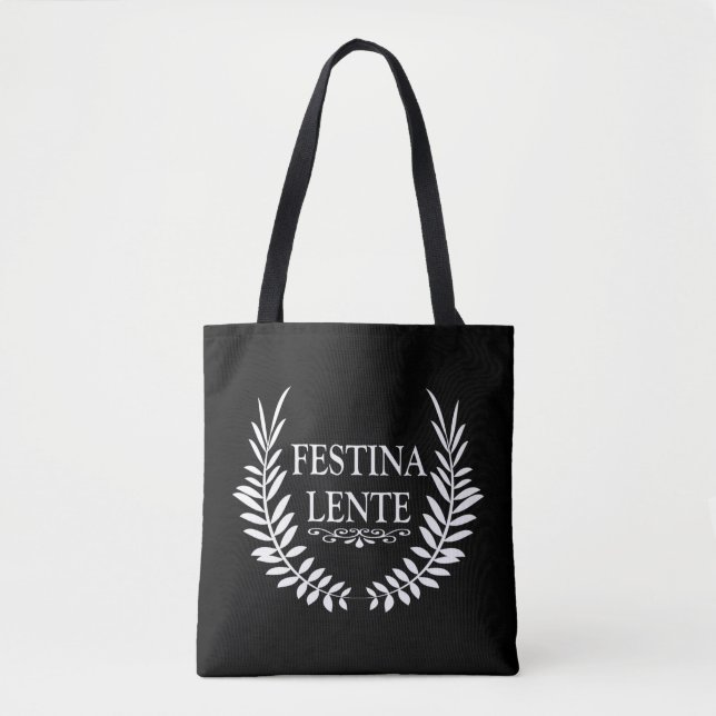 Bolsa Tote Festina lente (Frente)