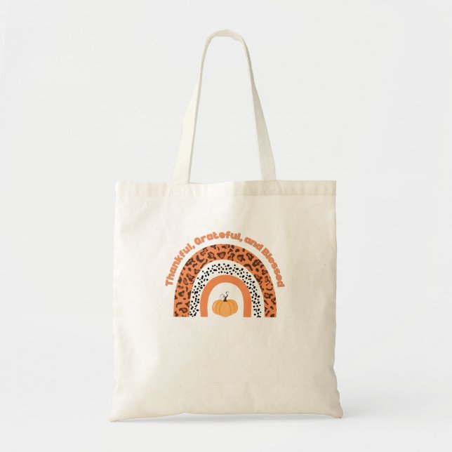 Bolsa Tote Festival da abóbora (Frente)