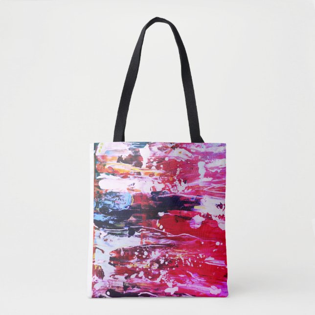 Bolsa Tote Festivité variation rose (Frente)