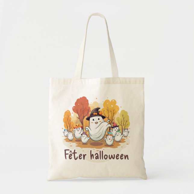 Bolsa Tote Fêter Halloween (Frente)