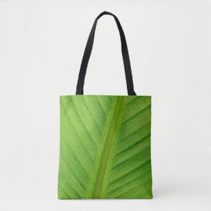 Bolsa Tote Fibras de banana-folha de folha