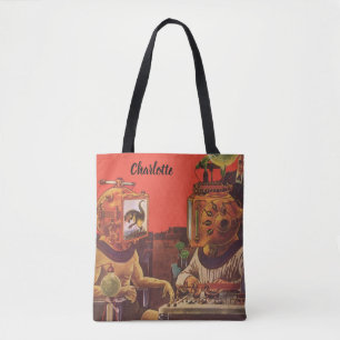 Bolsa Tote Ficha Científica Vintage, Capacetes De Vapor De Al