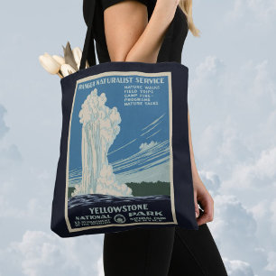 Bolsa Tote Fiel Velho em Parque Nacional de Yellowstone