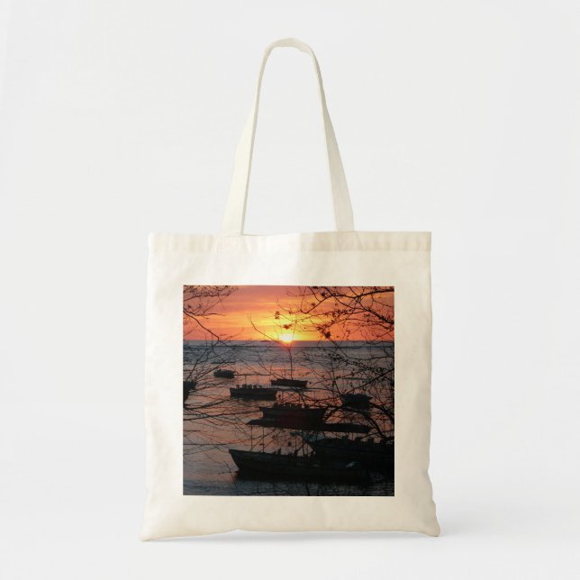 Bolsa Tote Fiery Costa Rica Sunset em Tamarindo (Frente)