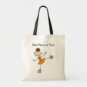 Bolsa Tote Figura alaranjada saco personalizado da vara do