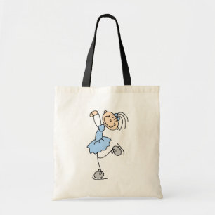Bolsa Tote Figura azul t-shirt e presentes da menina do