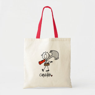 Bolsa Tote Figura básica camiseta e presentes da vara do carp