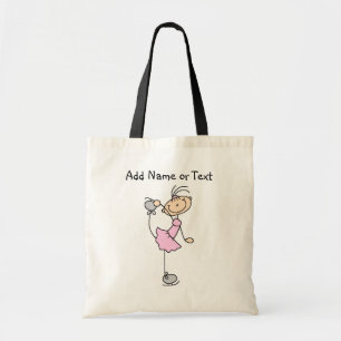 Bolsa Tote Figura cor-de-rosa saco personalizado da vara do