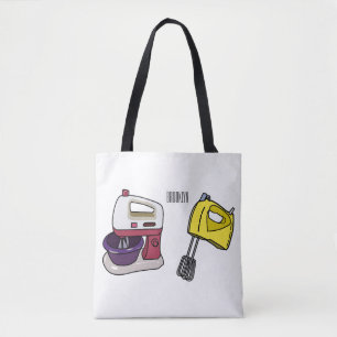 Bolsa Tote Figura de desenho animado do Mixer