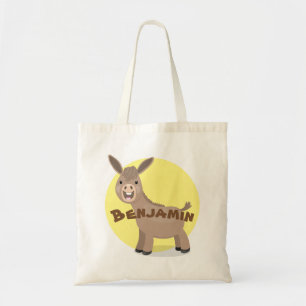 Bolsa Tote Figura de desenho animado em miniatura feliz e bon