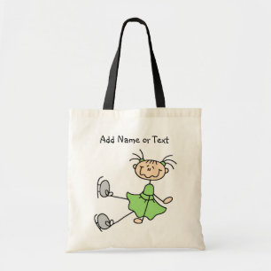 Bolsa Tote Figura verde saco personalizado da vara do
