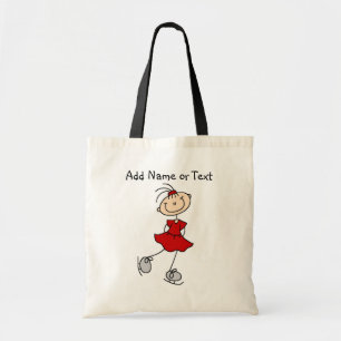 Bolsa Tote Figura vermelha saco personalizado da vara do