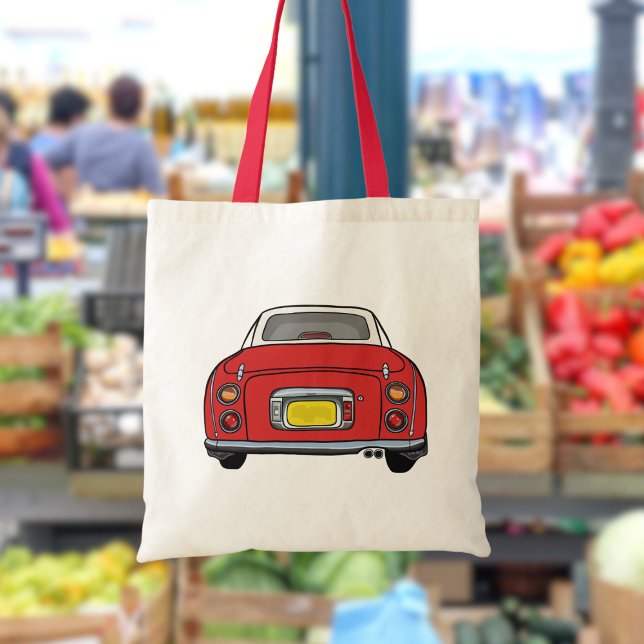 Bolsa Tote Figuras Red Figaro Car Tote Bag (Perfect tote bag for the red figaro owner)