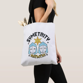 Bolsa Tote Figuras Simétricas do Abstrato Waymthi Symetrity