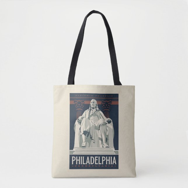 Bolsa Tote Filadélfia | Instituto Benjamin Franklin (Frente)