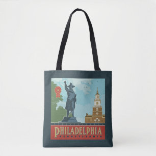 Bolsa Tote Filadélfia, PA   Independência Hall