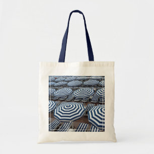 Bolsa Tote Fileiras de guarda-chuvas de praia listrados com