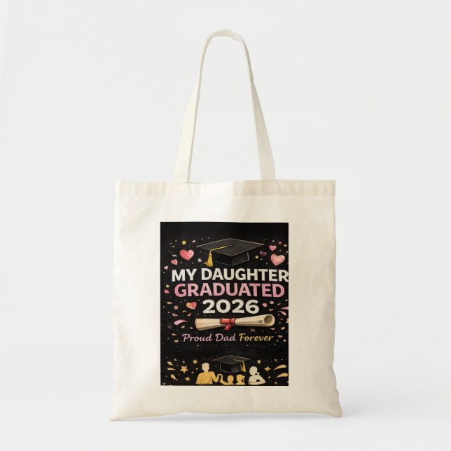 Bolsa Tote Filha Graduada 2026 (Frente)