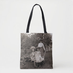 Bolsa Tote Filhas-Mãe, Jardim de Jardinagem Heirloom 1890