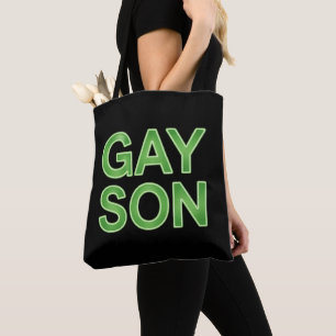 Bolsa Tote Filho Gay Engraçado Orgulho LGBTQ