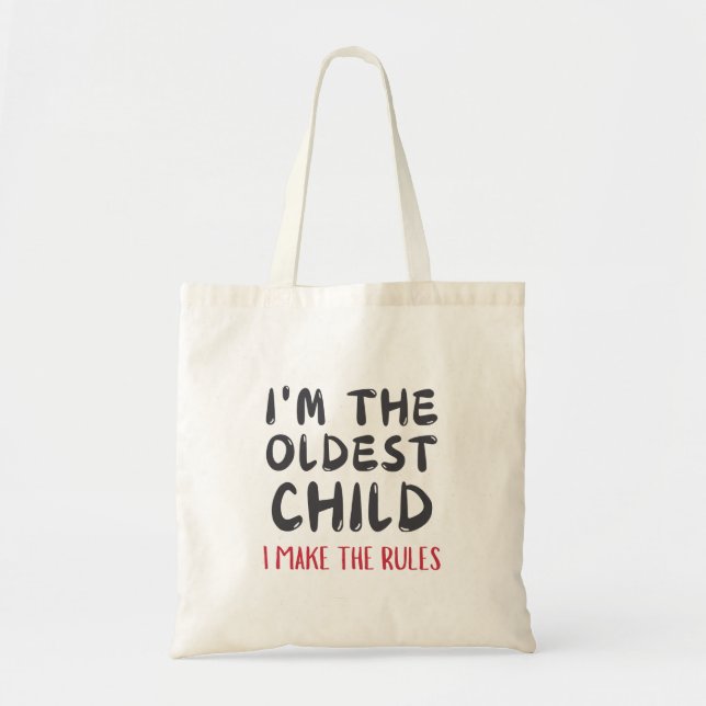 Bolsa Tote Filho Mais Velho – Eu Faço as Regras  (Frente)