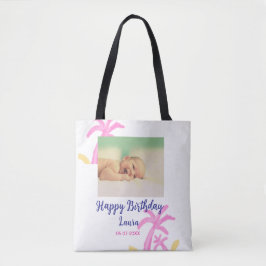 Bolsa Tote Filhos bebês primeiro aniversario adicionar nome d