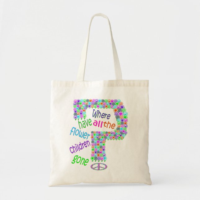 Bolsa Tote Filhos Flores (Frente)