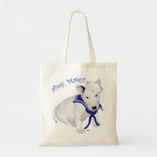 Bolsa Tote Filhote de Bull Terrier Marinheiro