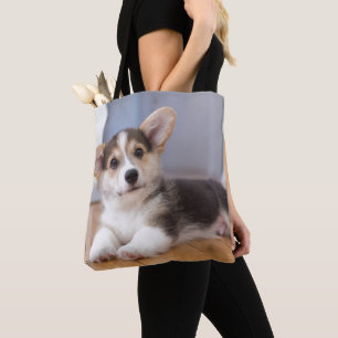Bolsa Tote Filhote de cachorro do Corgi de Galês do Pembroke