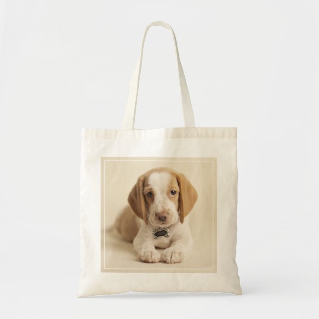 Bolsa Tote Filhote de cachorro do lebreiro (Frente)