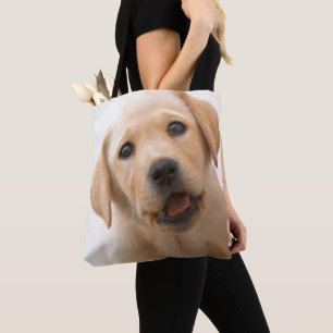 Bolsa Tote Filhote de cachorro dourado de Labrador